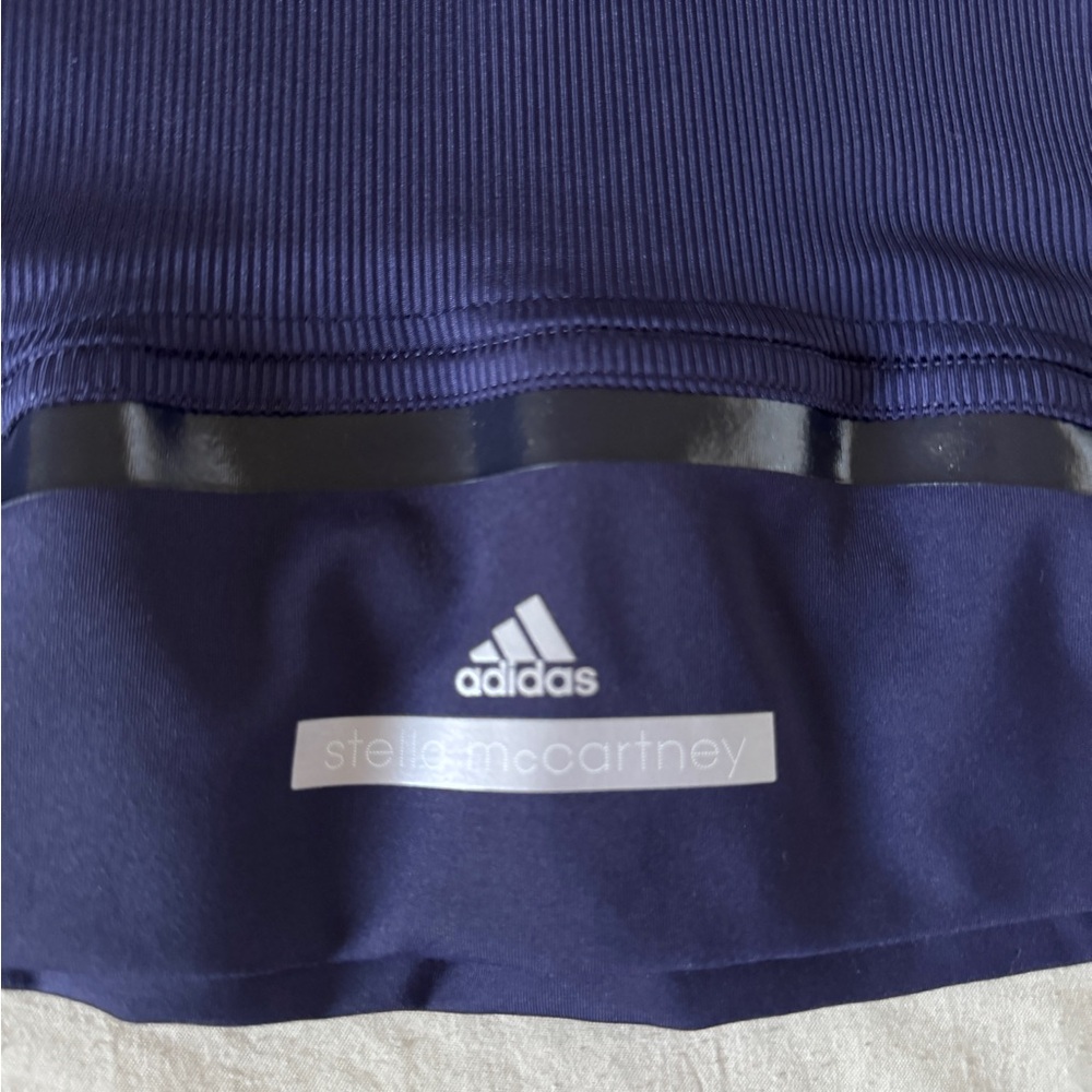 Adidas by Stella McCartney Blue Purple Athletic Tank Bra Top Sz S - Picture 8 of 10